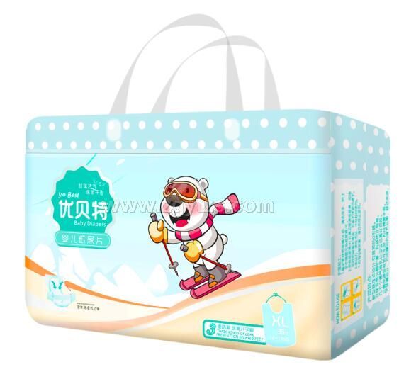 優貝特懸浮沙漏愛心獨立包紙尿片XL36