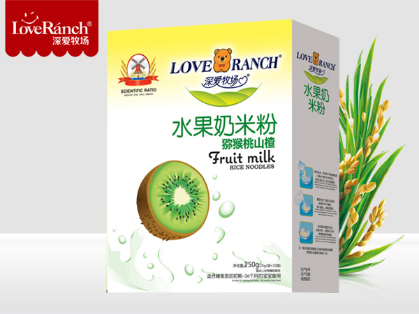 獼猴桃山楂—水果奶米粉盒裝