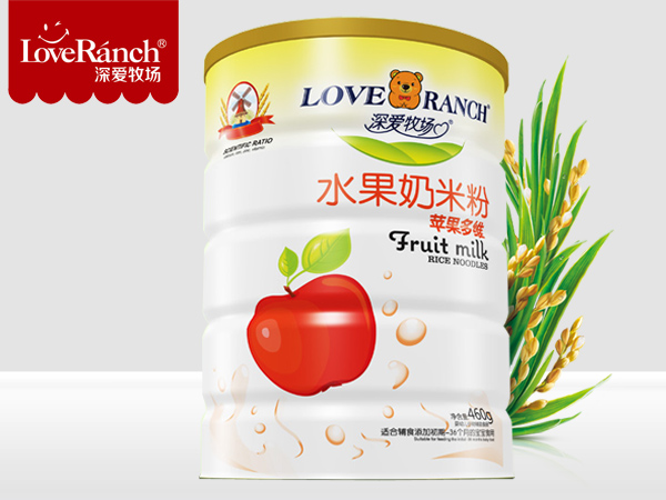 蘋果多維—水果奶米粉