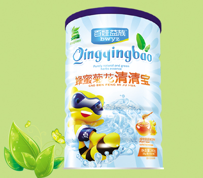 百娃益族蜂蜜菊花清清寶桶裝