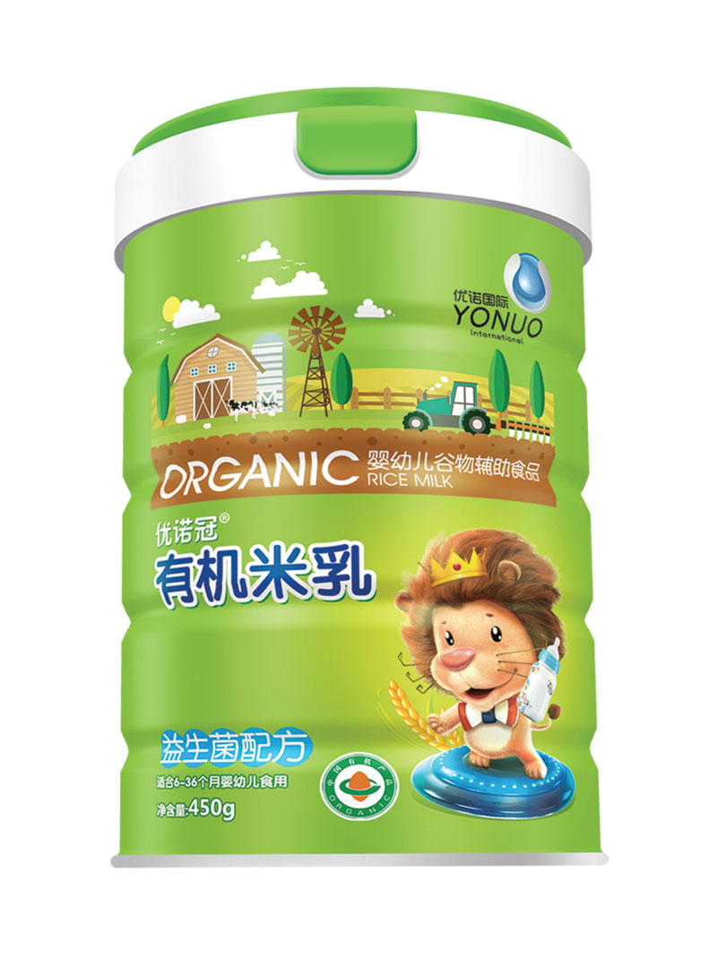 優(yōu)諾冠益生菌配方有機米乳