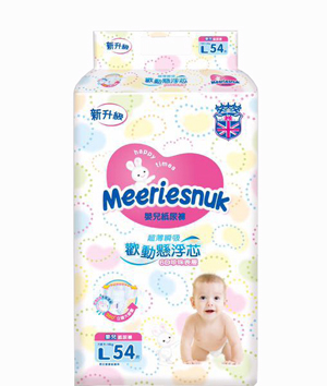 Merriesnuk歐氏紙尿褲大包L碼54片