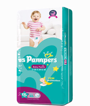 uspannpers歐氏沙漏式穿拉褲XXL碼40片